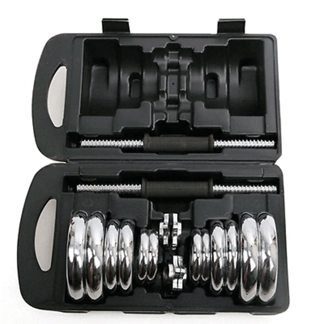 20KG Dumbbell Set Weight Dumbbells Home Gym Training Fitness BarBell Equipment Case