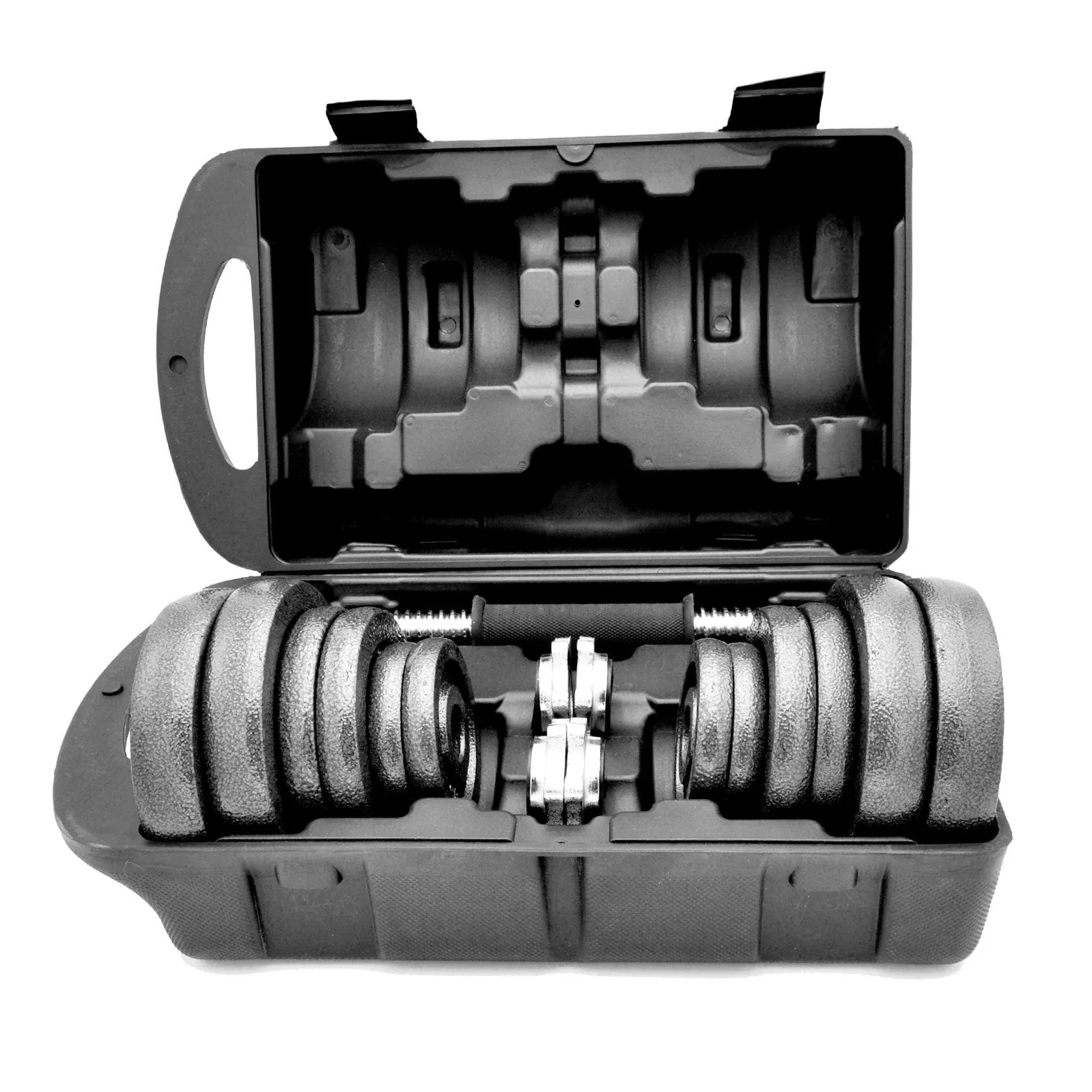20KG Dumbbell Set Weight Dumbbells Home Gym Training Fitness BarBell Equipment Case
