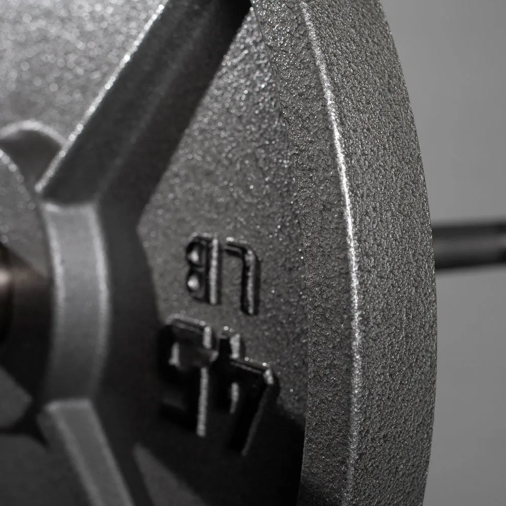245 LB Set Cast Iron Olympic Plates