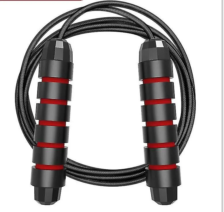 2Pcs red Jump Rope Tangle-free With Ball Bearings Rapid Speed Skipping Rope Cable AZ19583