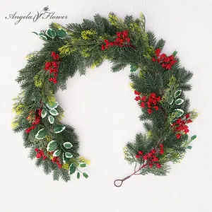 3.94-foot plant vine encrypted red berry Christmas tree decoration vine SD0364