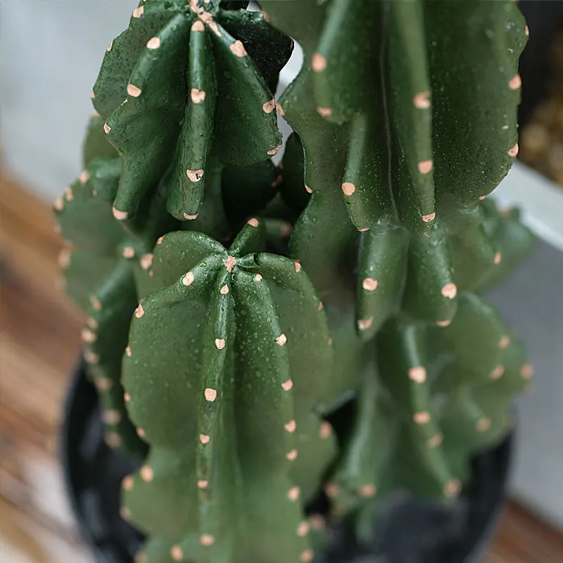 A2088103 2.2ft Artificial Green Succulent Tropical Plant Cactus Home Balcony Decor Props