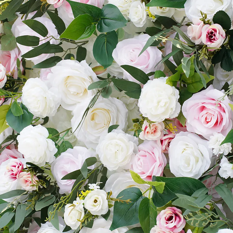 A7773 Willow leaf Roll Up Cloth 5D Flower Wall Arrangement Wedding Backdrop Decor