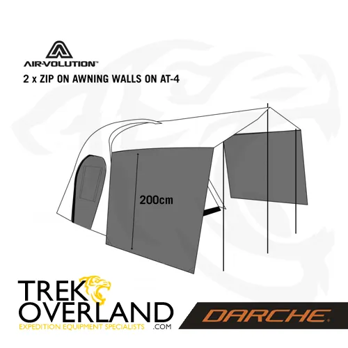 AT-4 / AT-6 Awning Walls - AIR-VOLUTION™ - Darche - T050801814