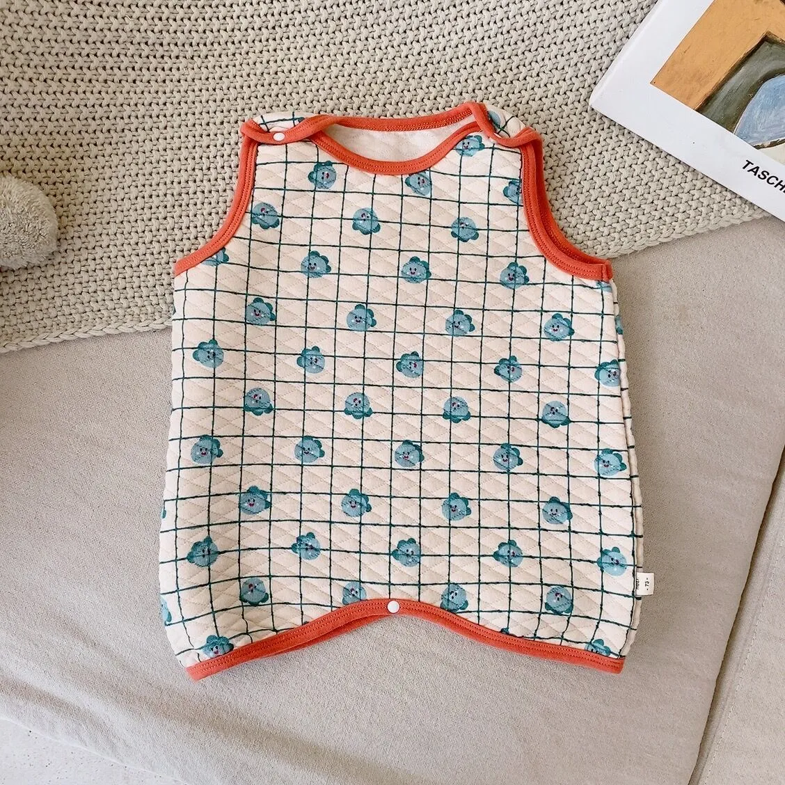 Baby winter sleeping bag winter household clothing children cotton conjoined sleeping bag