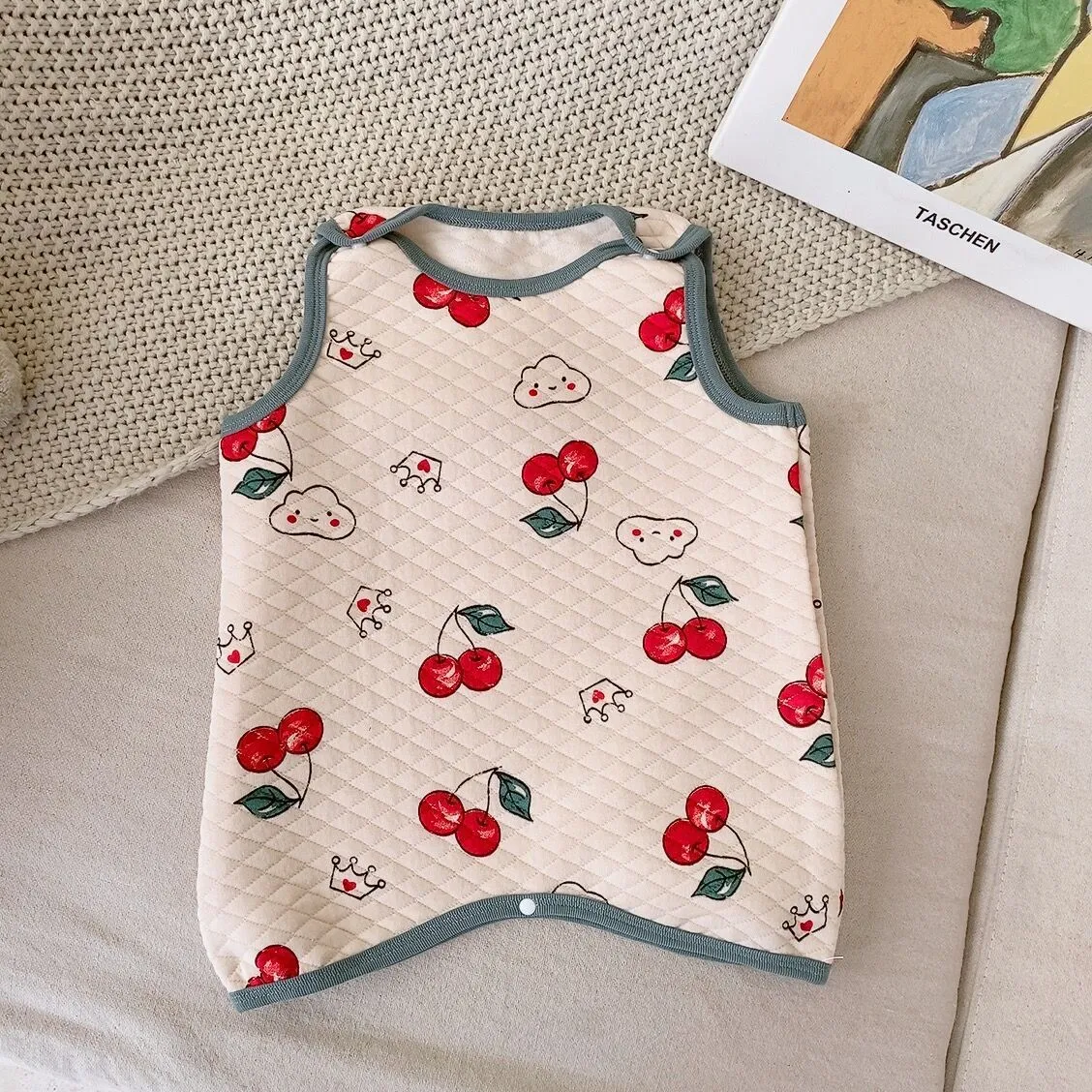 Baby winter sleeping bag winter household clothing children cotton conjoined sleeping bag