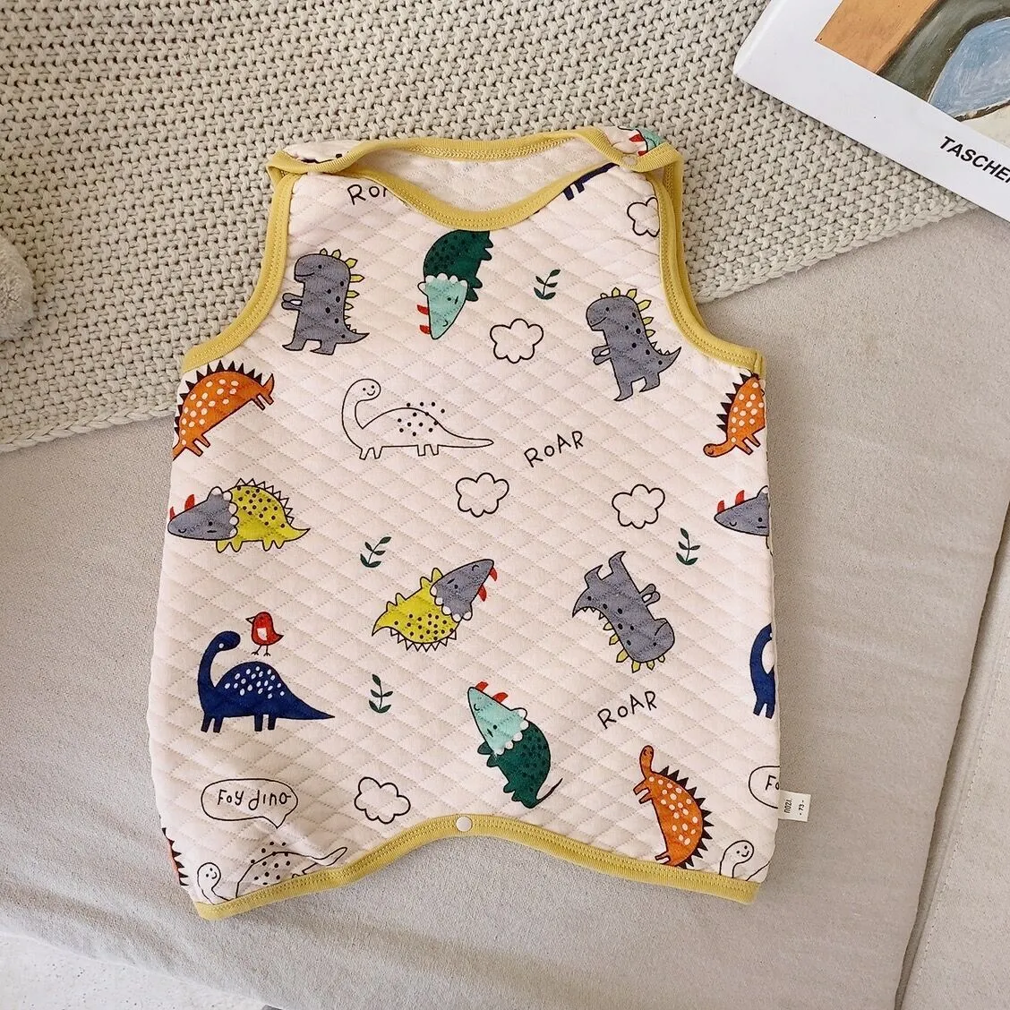 Baby winter sleeping bag winter household clothing children cotton conjoined sleeping bag