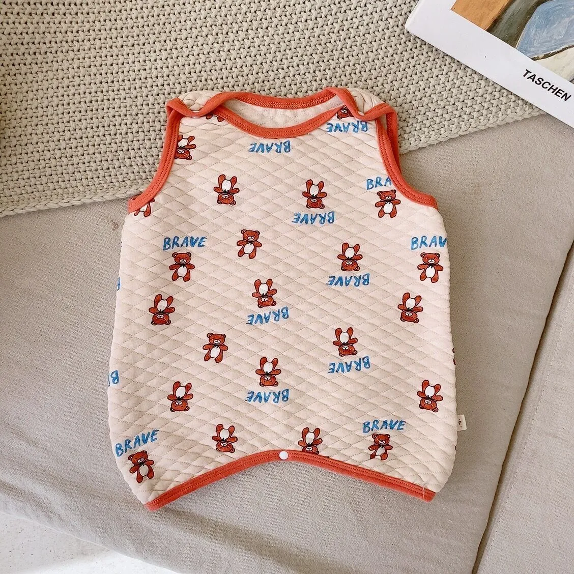 Baby winter sleeping bag winter household clothing children cotton conjoined sleeping bag