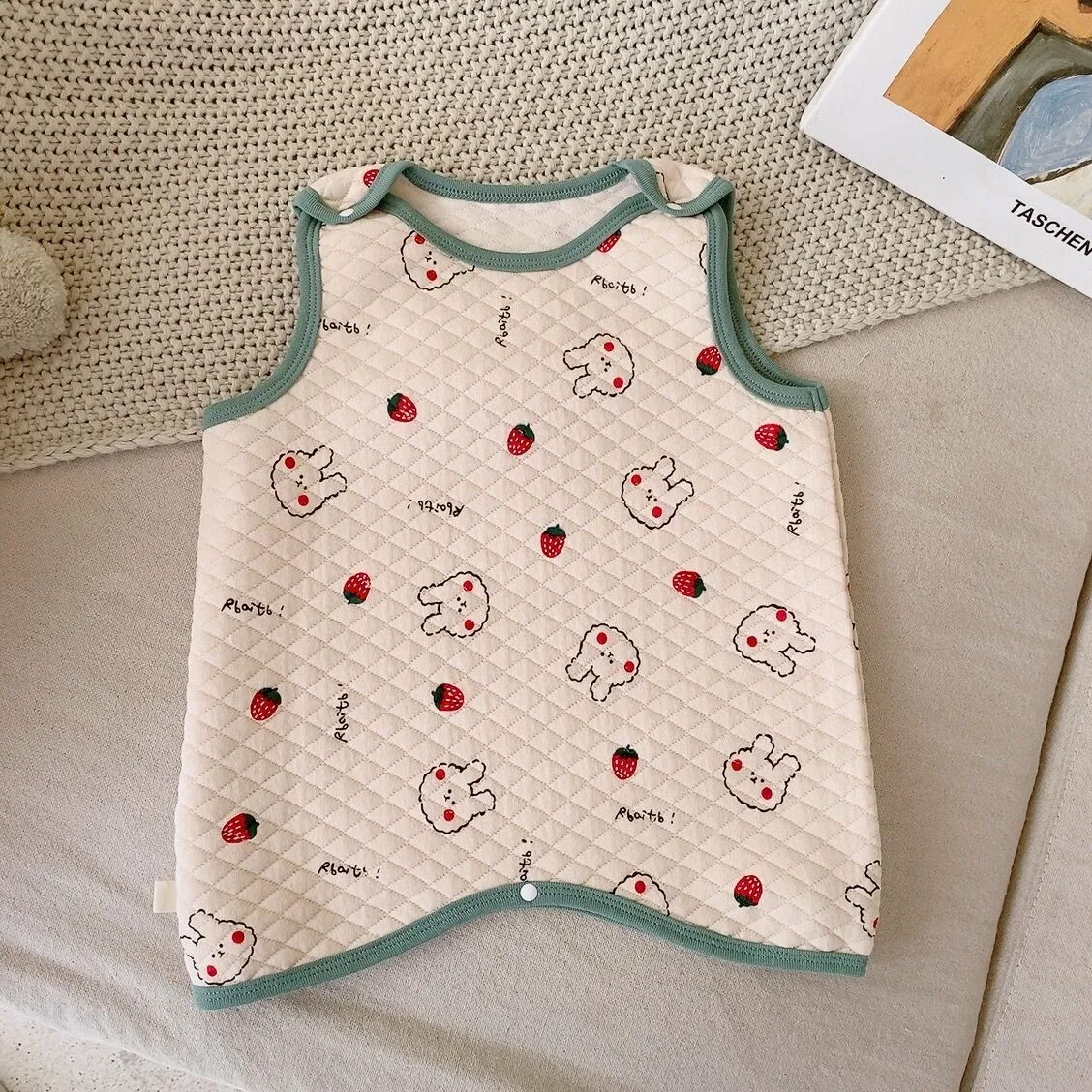 Baby winter sleeping bag winter household clothing children cotton conjoined sleeping bag