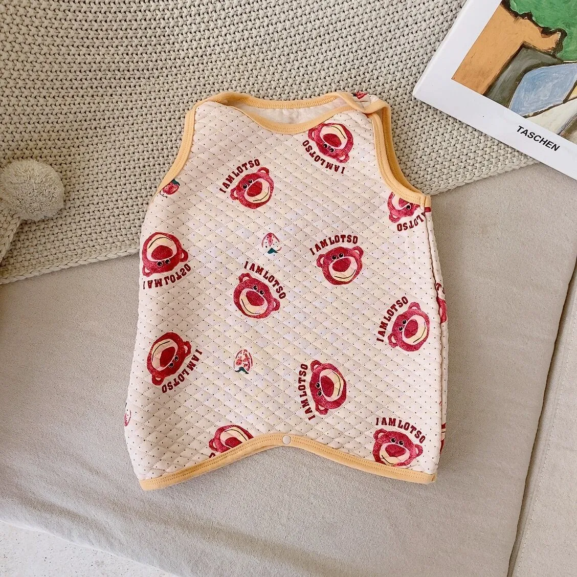 Baby winter sleeping bag winter household clothing children cotton conjoined sleeping bag