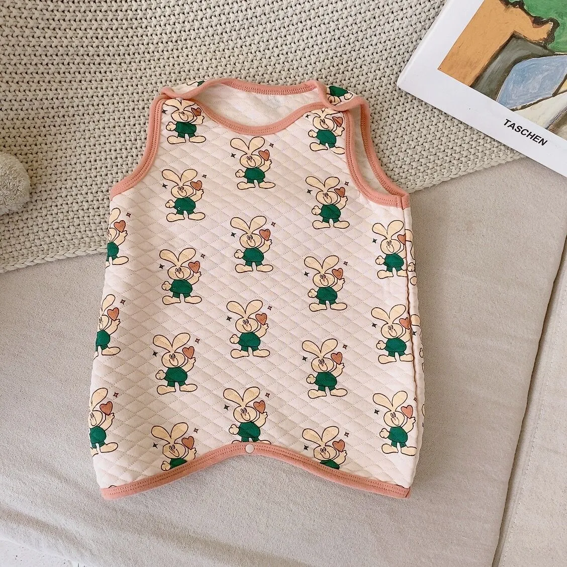 Baby winter sleeping bag winter household clothing children cotton conjoined sleeping bag