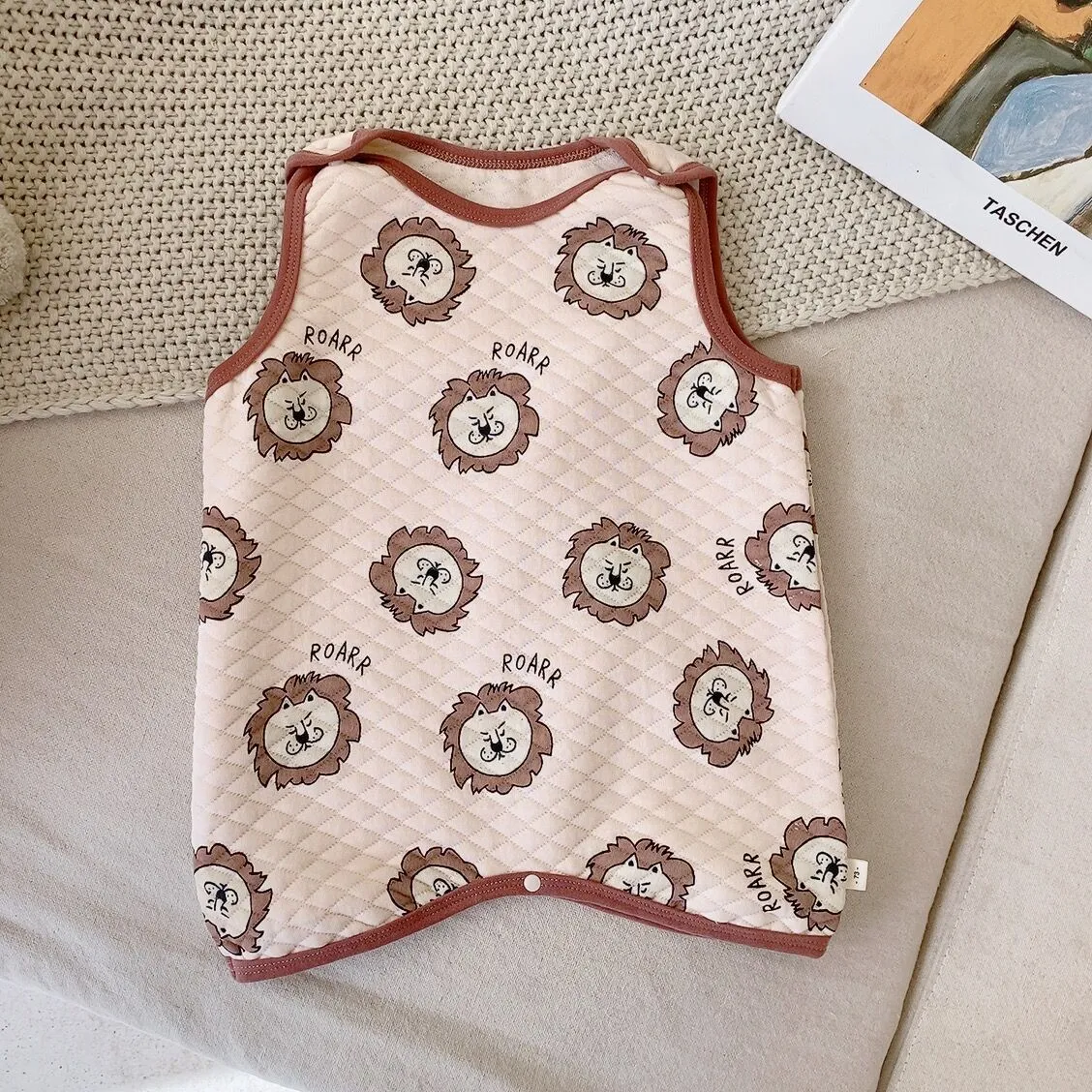 Baby winter sleeping bag winter household clothing children cotton conjoined sleeping bag