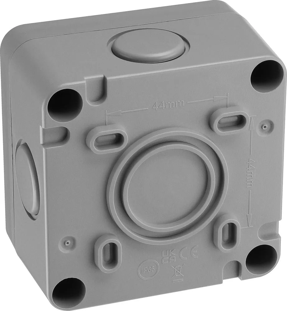 BG WP14-02 Weatherproof Nexus Storm 20AX 1G 2-Way Retractive Switch(PRESS)