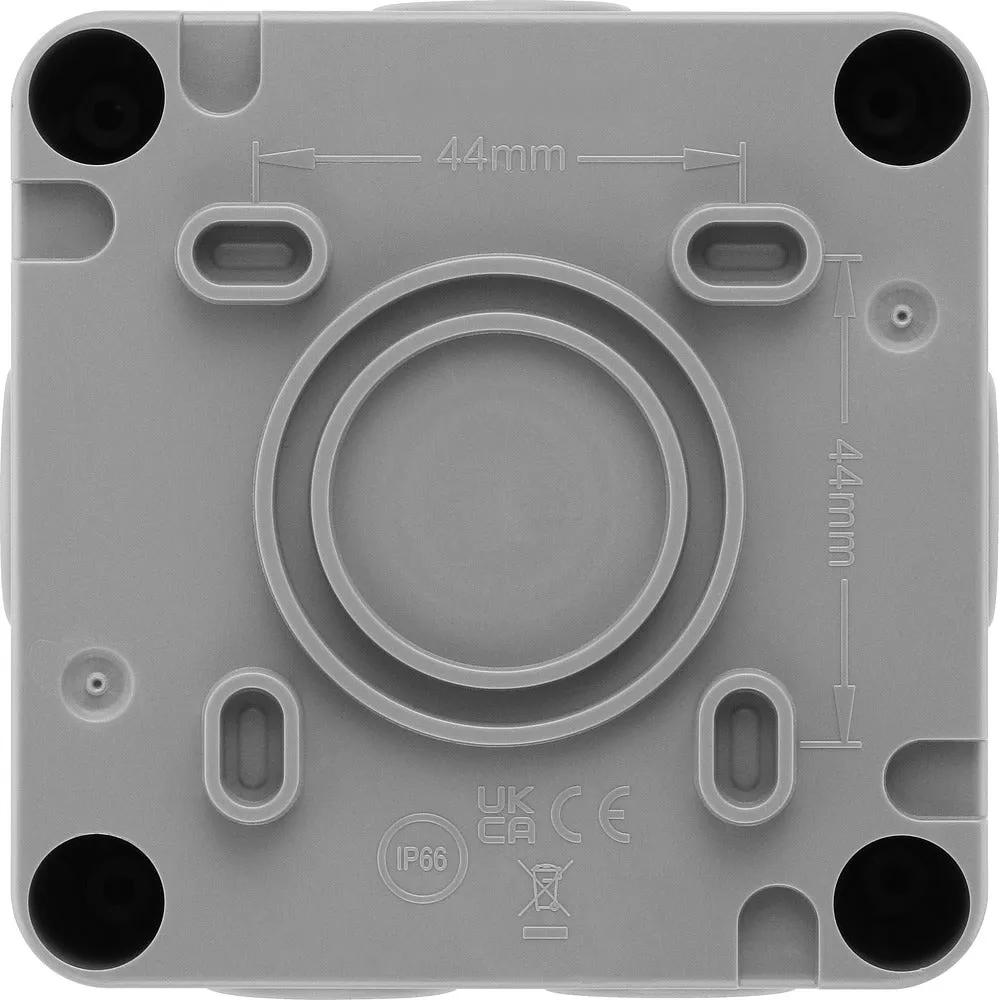 BG WP14-02 Weatherproof Nexus Storm 20AX 1G 2-Way Retractive Switch(PRESS)