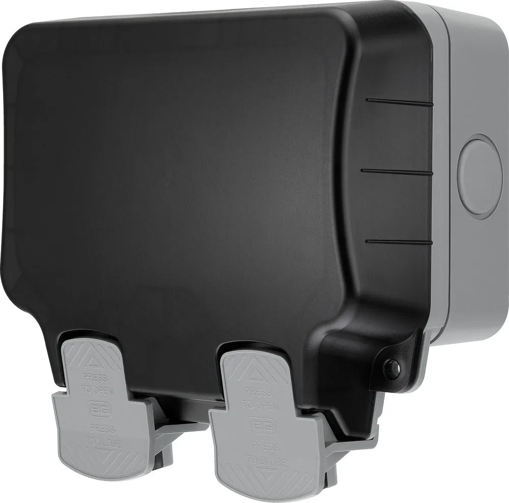 BG WP22RCD Weatherproof Nexus Storm 13A 2G RCD Switched Socket (Latching)