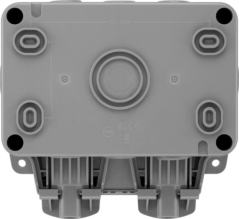 BG WP22RCD Weatherproof Nexus Storm 13A 2G RCD Switched Socket (Latching)