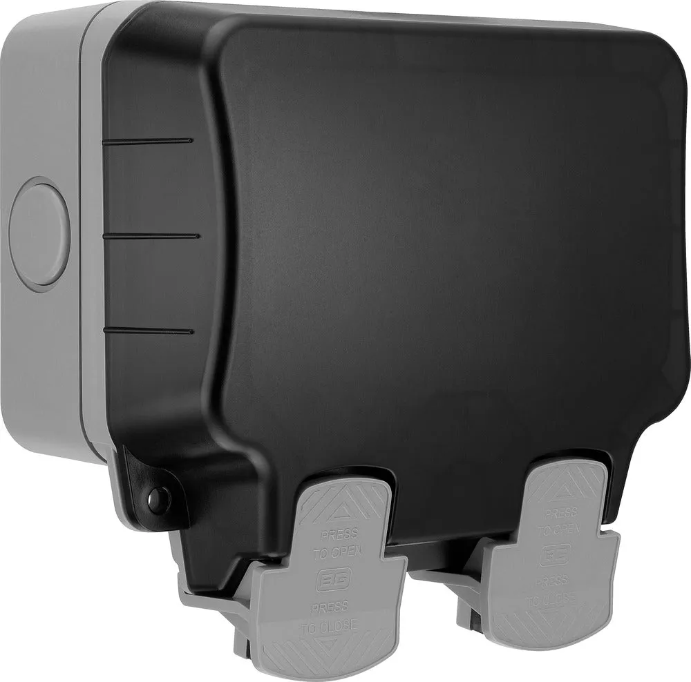 BG WP22RCD Weatherproof Nexus Storm 13A 2G RCD Switched Socket (Latching)