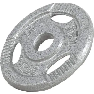 Cast Iron Tri-Grip Weight Plate 1.25KG - Silver