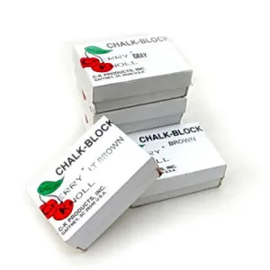 Cherry Knoll Coloured Twin Chalk Blocks - Assorted Colours