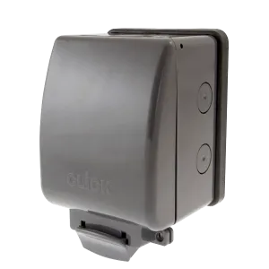 Click OA2652AG Weatherproof IP66 13A Fused Connection DP Switched Unit with LED