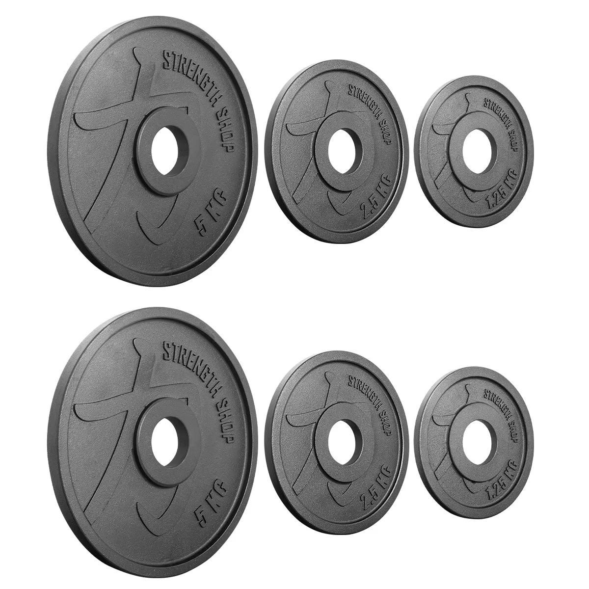 Deep Dish Cast Iron Plates, 1.25kg-20kg