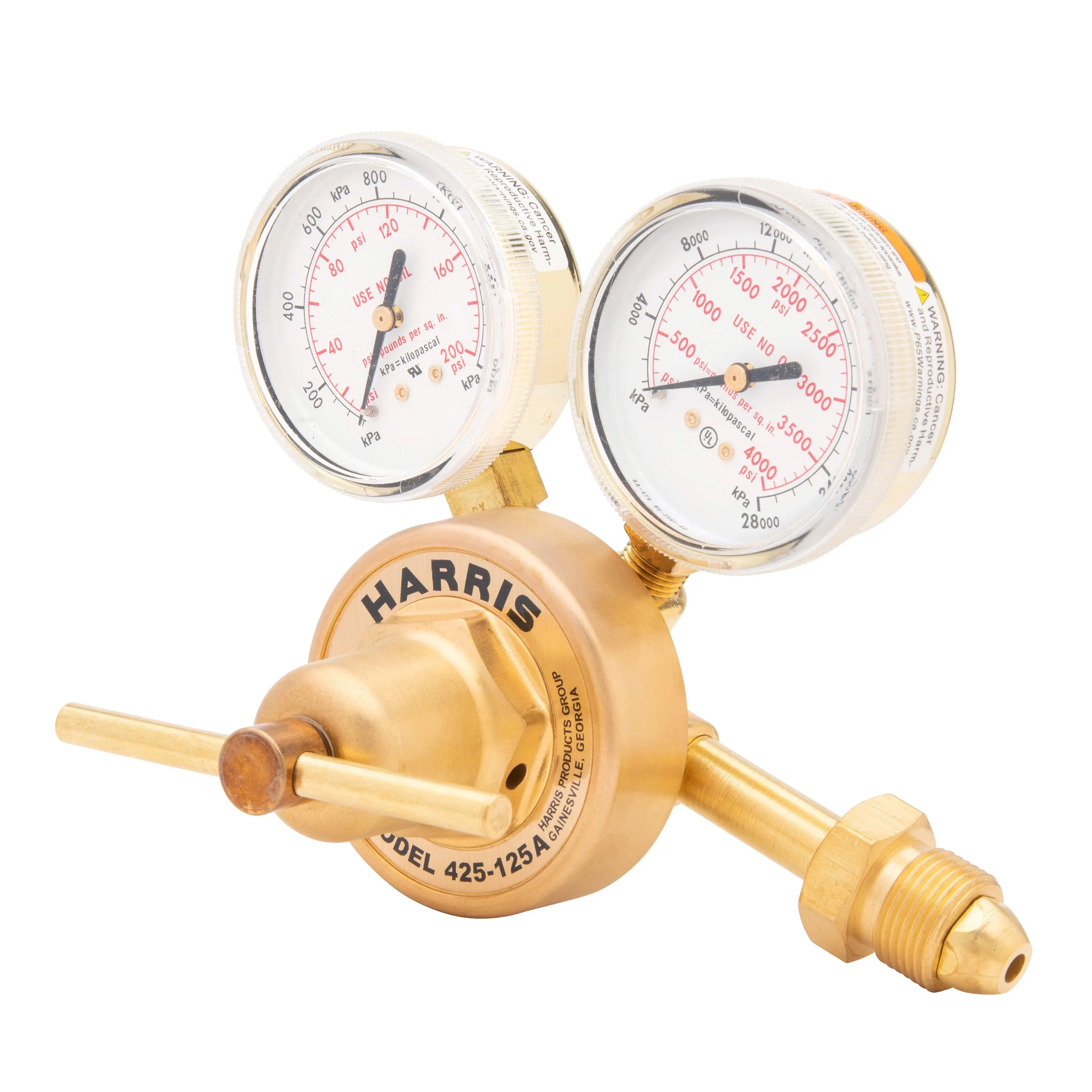Harris 425-15-580 Heavy Duty Ar, He, N2 Regulator - 3000837