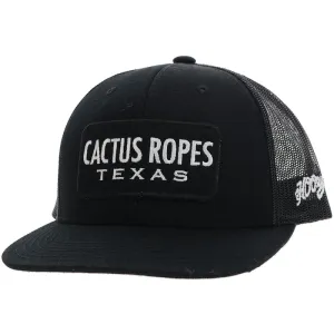 Hooey "Cactus Ropes" Black Ballcap
