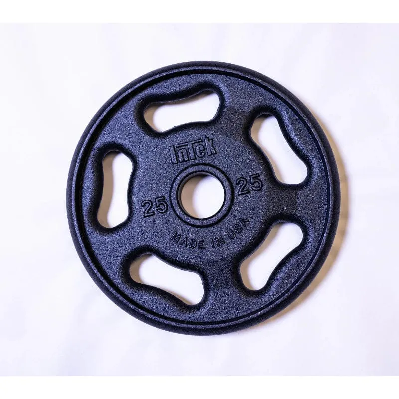 Intek Strength Kraft Series Cast Iron Olympic Plates