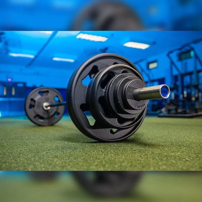 Intek Strength Kraft Series Cast Iron Olympic Plates