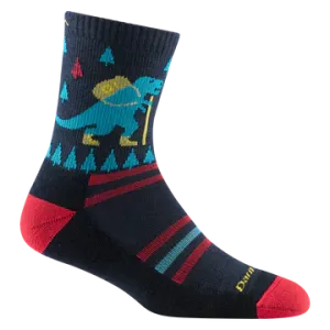 Kids Ty-Ranger-Saurus Micro Crew Lightweight Hiking Sock