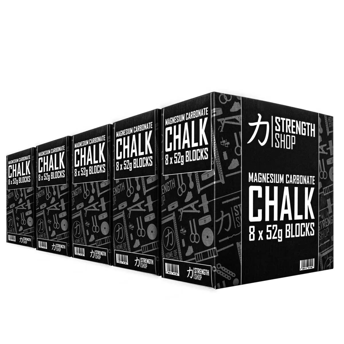 Magnesium Carbonate Chalk - 5 X Cases of 8 Blocks
