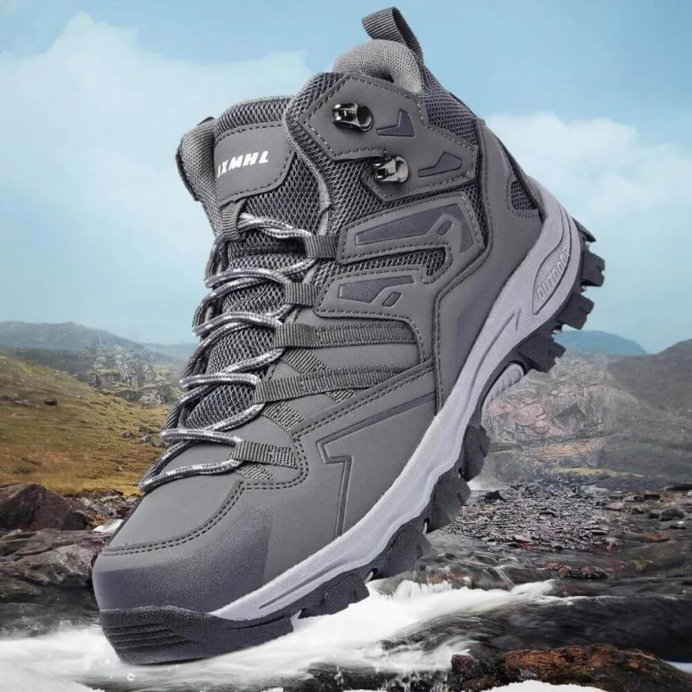 Men's Non-slip Waterproof Outdoor Hiking Shoes for Trekking, Climbing, and Camping