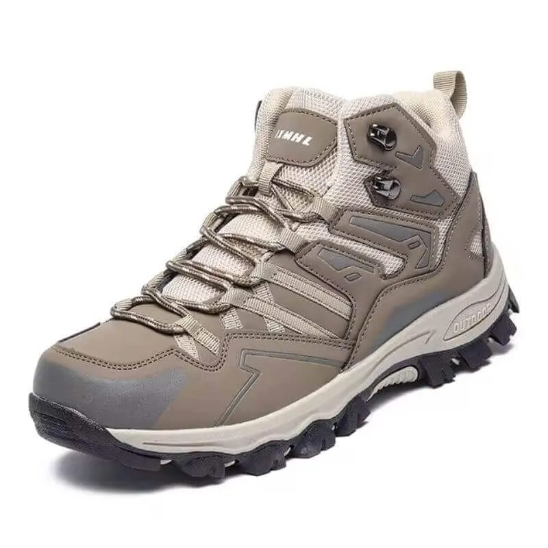 Men's Non-slip Waterproof Outdoor Hiking Shoes for Trekking, Climbing, and Camping