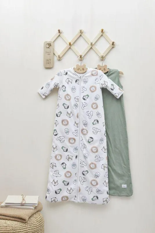 Meyco Baby Sleeping Bag - All Seasons, 6m-3Y - in Animal Design