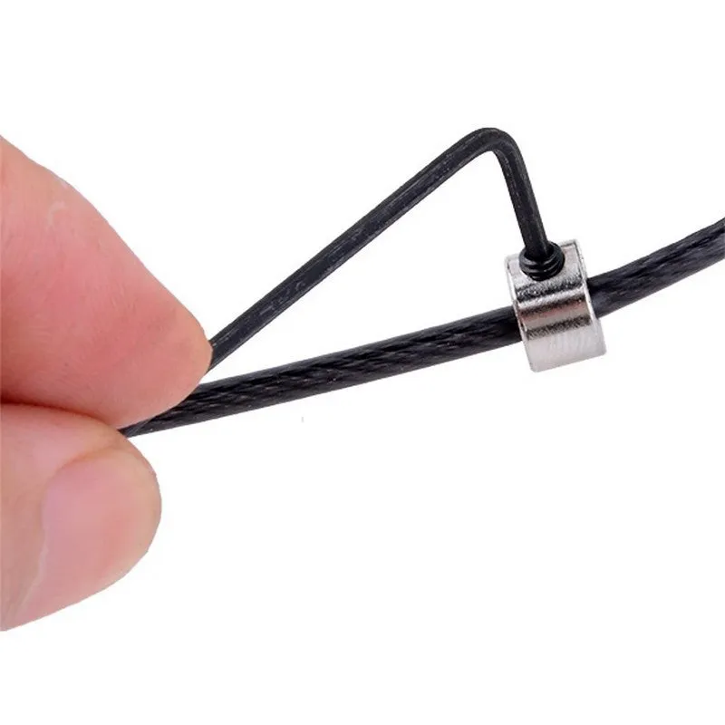 PowerFit Black Adjustable Speed Rope Tool Included