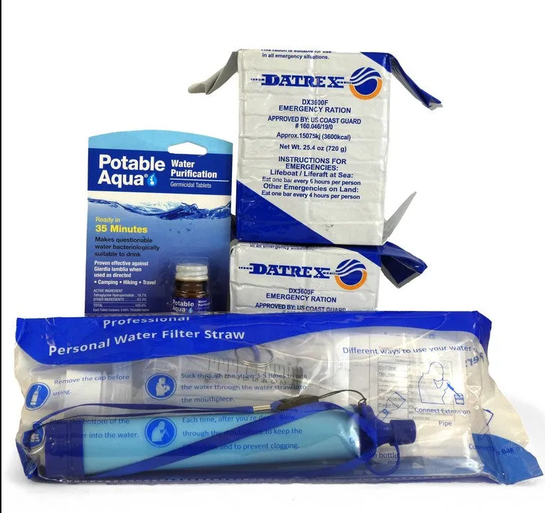 Premium Plus Emergency Survival Kit (for 2, 175  Pieces)