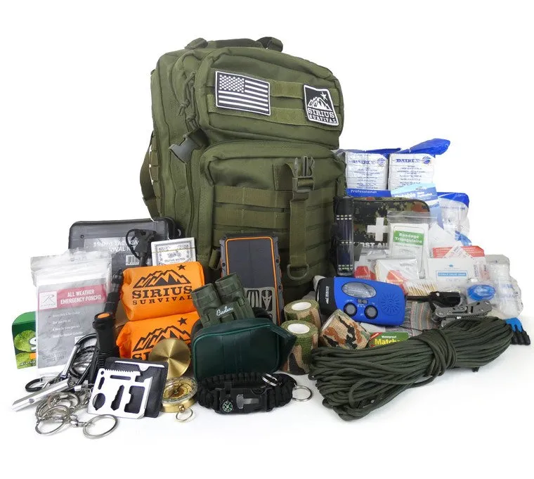 Premium Plus Emergency Survival Kit (for 2, 175  Pieces)