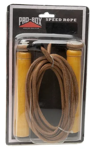 Pro Box Leather Speed Ropes