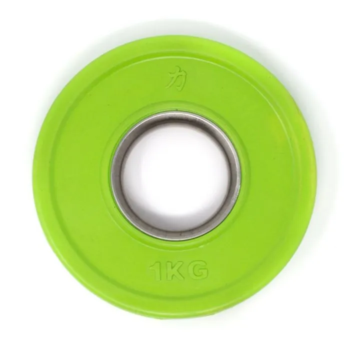 Rubber Coated Plates - Coloured 0.5kg - 2.5kg