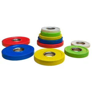 Rubber Coated Plates - Coloured 0.5kg - 2.5kg
