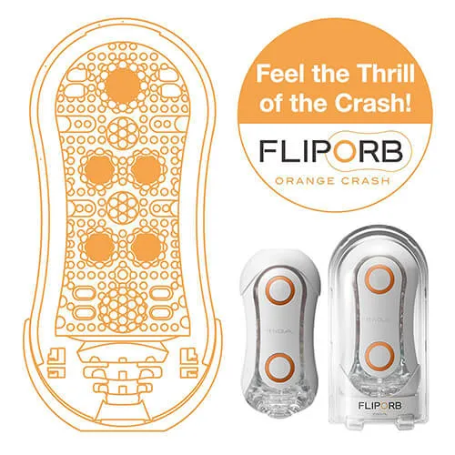 Tenga Flip Orb Orange Crash