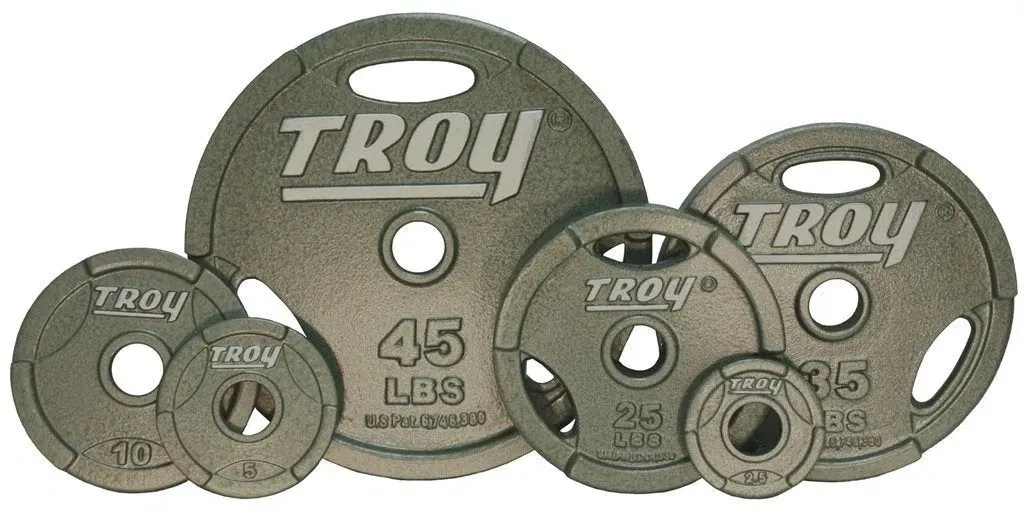 Troy Cast Iron Olympic Weight Plate Set