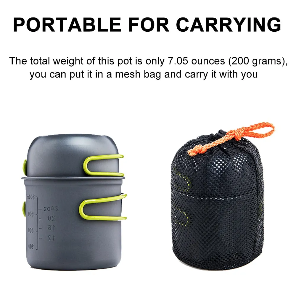 Ultralight Non-Stick Camping Cookware