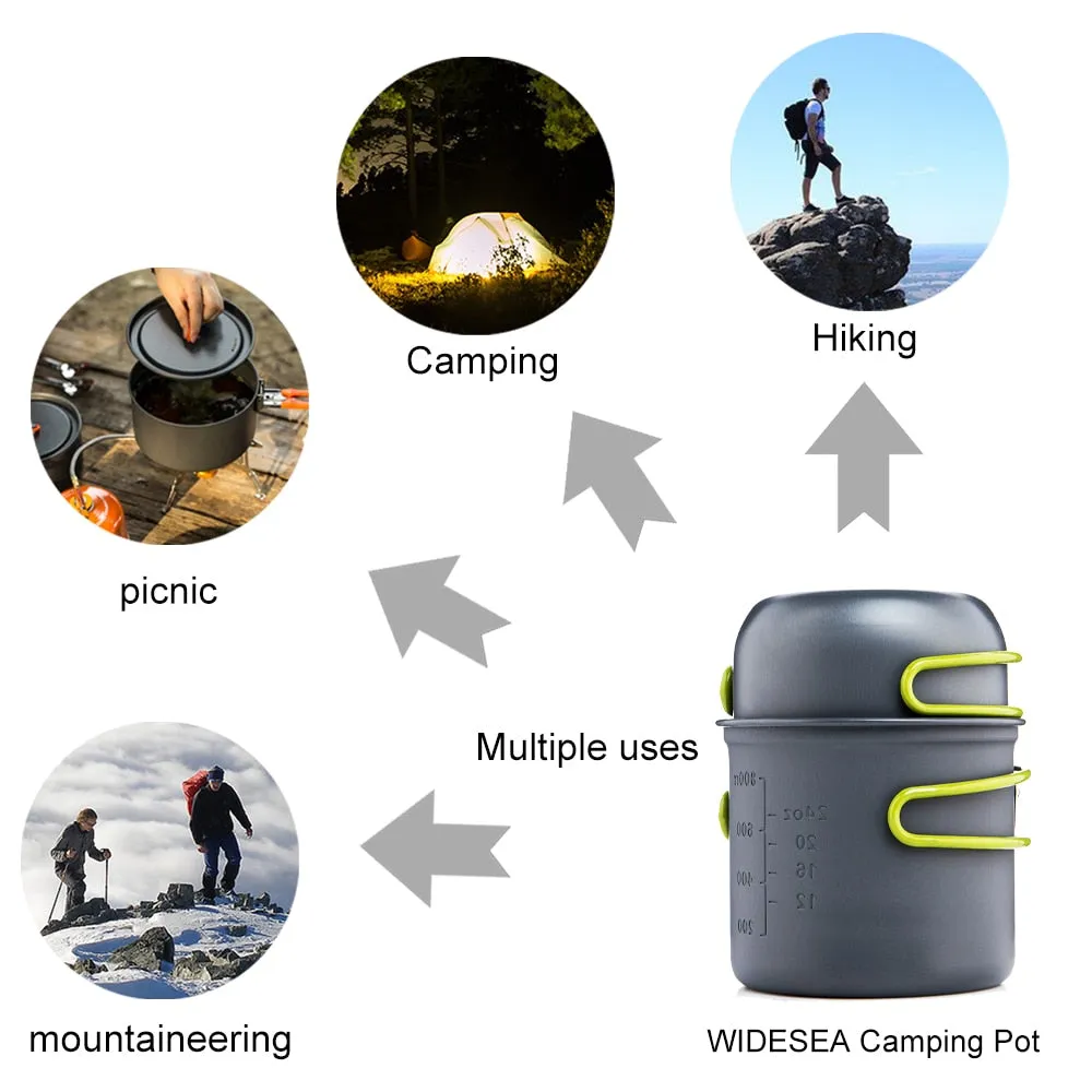 Ultralight Non-Stick Camping Cookware