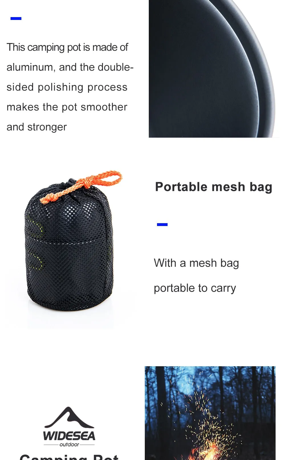Ultralight Non-Stick Camping Cookware