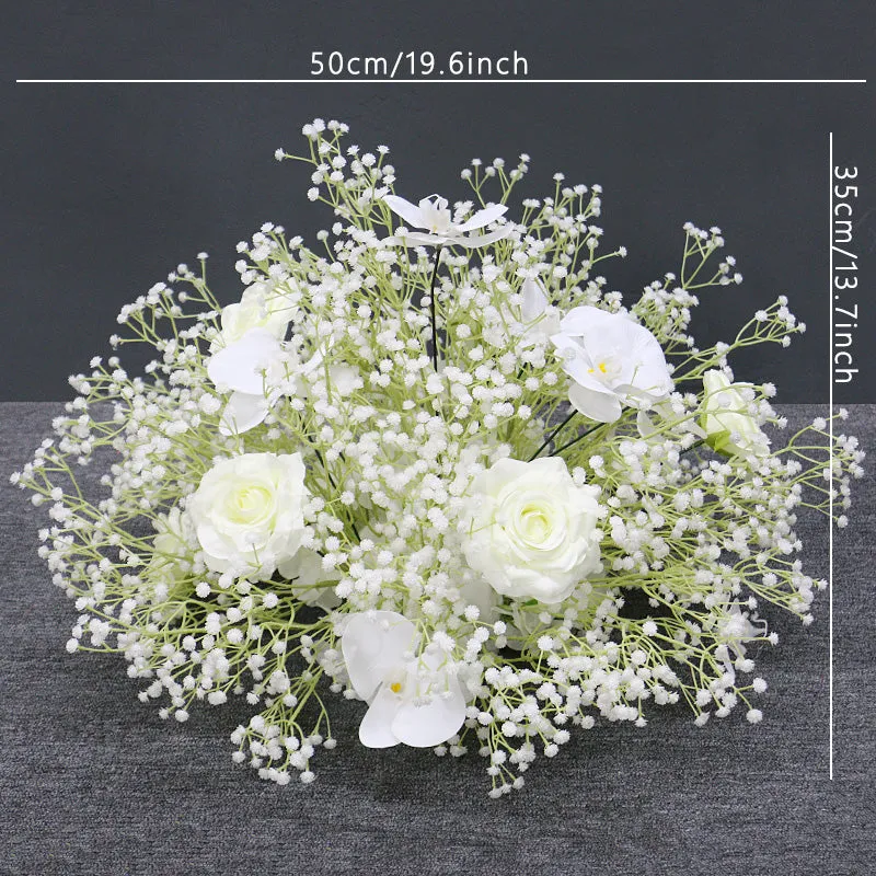 White Wedding Arch Decor Table Centerpiece Party Floor Flower Ball A161 A7480
