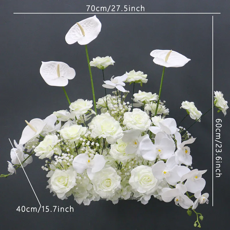 White Wedding Arch Decor Table Centerpiece Party Floor Flower Ball A161 A7480