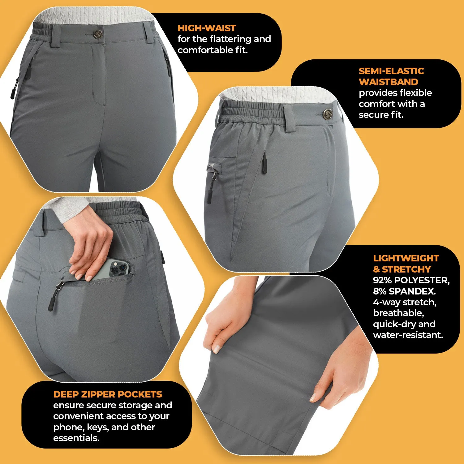 Women's Hiking Pants & Teal Boots